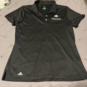 Adidas Golf Shirt Black Size Small Indian Palms Country Club
